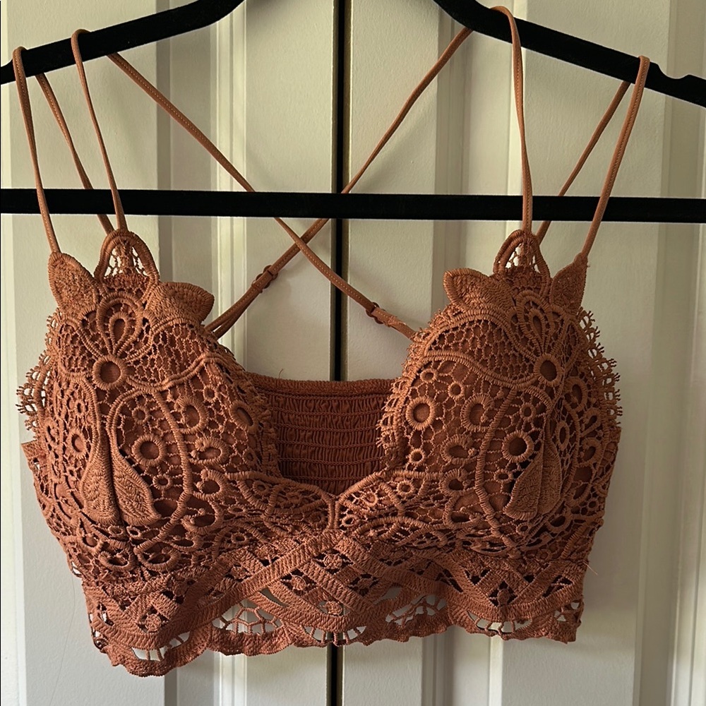 Wishlist Rust Crochet Bralette